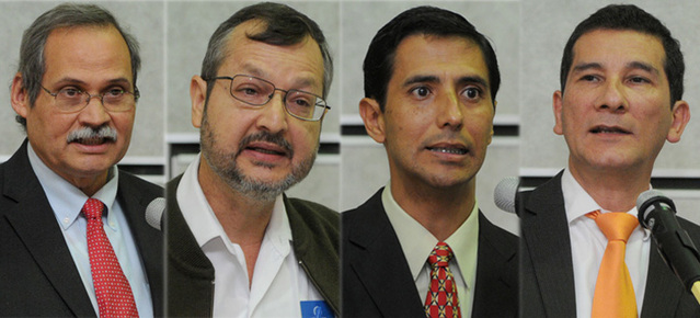 Participaron en el debate los expertos de la UCR, Dr. Luis Felipe Arauz y Dr. Jaime García, así …