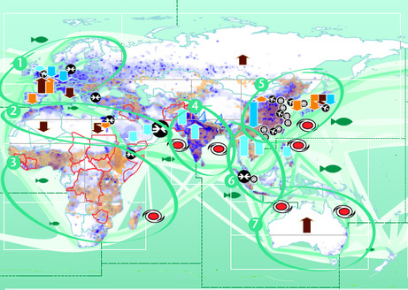 Mapa de impacto del cambio climático