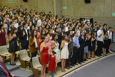 Juramentación de graduandos