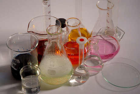 Cristalería laboratorio química