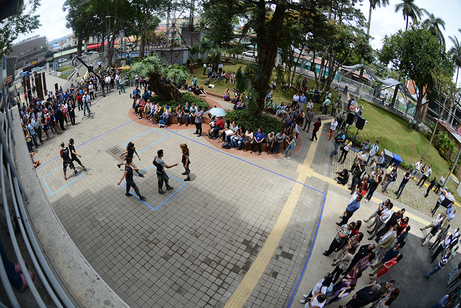 Plaza vista desde Arquitectura