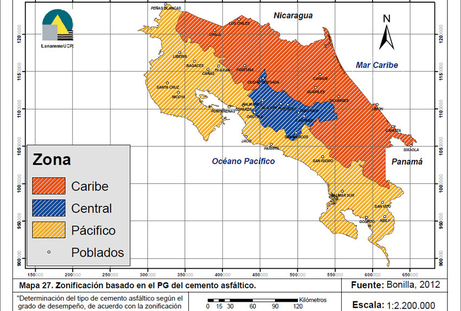 Mapa de Costa Rica