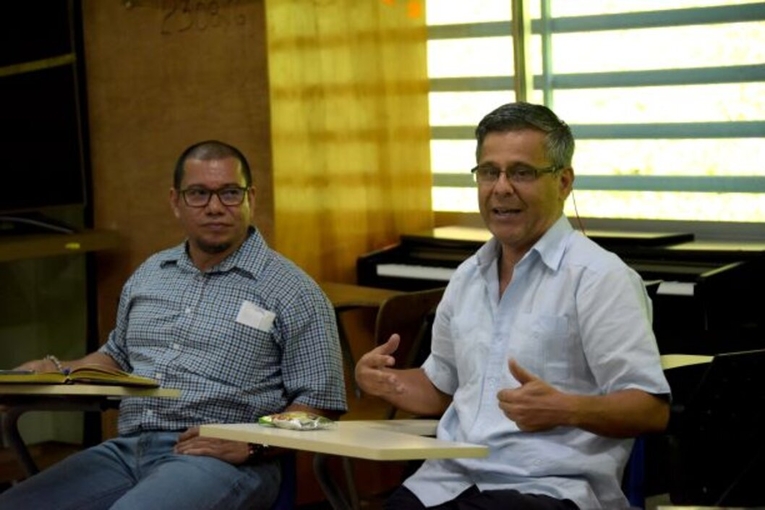 Juan Diego Quesada, director de la Sede del Caribe también participó en el encuentro 