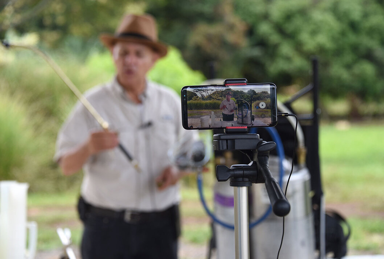 Grabación con teléfono móvil