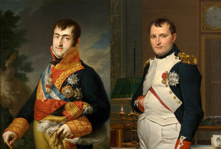 Mientras Fernando VII era el homenajeado de la actividad, el representante de Napoleón Bonaparte …