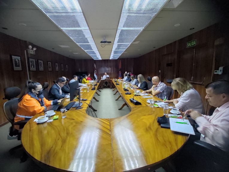 Foto 3 Simulacro Nacional CNE UCR La CNE llevó a cabo reuniones con representantes de todos los sectores del país, incluidas las …