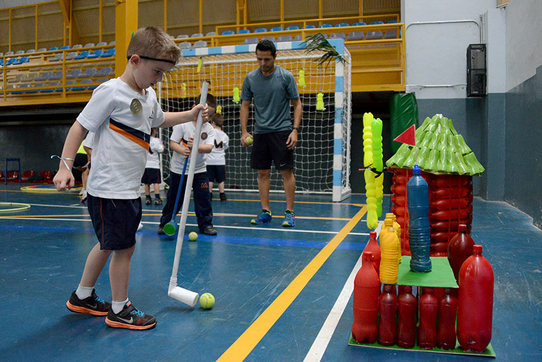 juegos deportivos con material reciclado