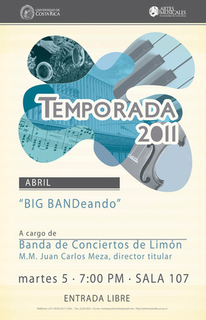 La Banda de Conciertos de Limón interpretará esta noche piezas como “Aquarela do Brasil”, “El …