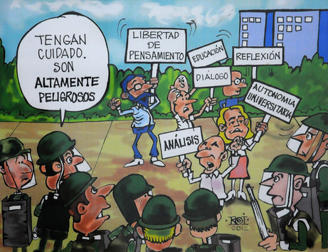 Caricatura de Roi Solís