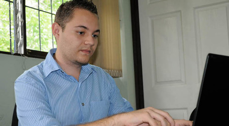 Daniel Ramírez Villalobos, estudiante de cuarto año de la carrera de Informática Empresarial de …