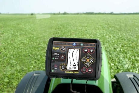 Tractor con GPS