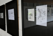Laura Astorga y José Pablo Ureña exponen sus dibujos y caricaturas que analizan desde el humos y …