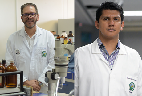 Dr. Jean Carlo Segura Aparicio y el Dr. Warner Alpízar Alpízar