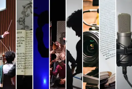 Varias imágenes ilustrando las categorías de los premios
