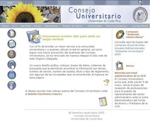 Sitio Web Consejo Universitario