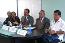 William Calvo Quesada, Félix Hidalgo Badilla, Juan Hernández, Carlos Serrano y Jorge Romero