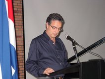 José Manuel Cerdas Albertazzi en podio