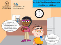 Ilustración sobre el ahorro energético