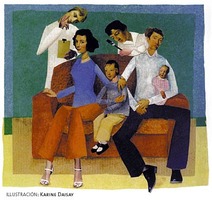 Ilustración de familia