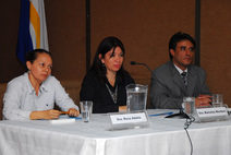 Rosa Adolio, Marielos Montero, Gastón Baudrit