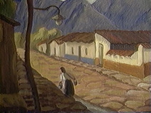 Pintura de Luisa González de Sáenz 