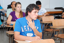 Estudiantes en clases