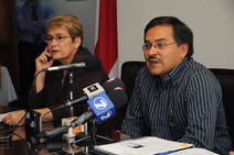 Yamileth González y Ralph García