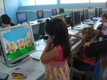 niños en computación