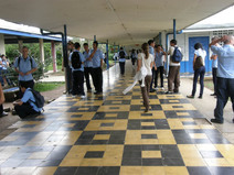 Estudiantes de secundaria en el Colegio