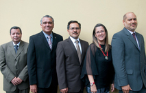 Candidatos y candidata para el CU