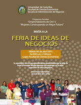 Afiche Feria de Negocios 2013