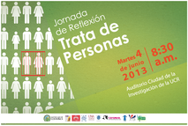 Afiche trata de personas