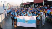 Delegación UCR en inauguración Juduca