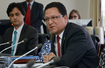 el ing. josé francisco aguilar pereira destacó su interés de trabajar en la búsqueda de consensos (foto laura rodríguez).