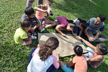 Escolares de la comunidad La Primavera participan en las iniciativas promovidas por este proyecto