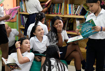 Rincóncito de lectura en Nicoya
