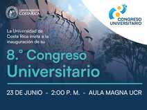 Invitación a inauguración del congreso UCR