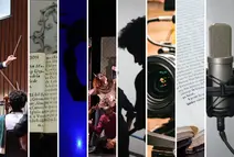 Varias imágenes ilustrando las categorías de los premios