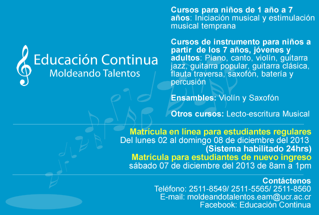  Matrícula en línea para estudiantes regulares: Del lunes 2 al domingo 8 de diciembre (Sistema …