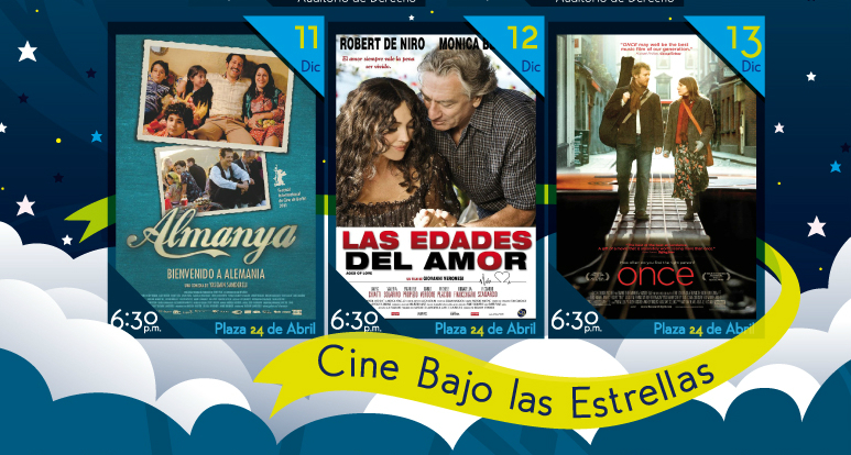  Cine bajo las Estrellas. De parte del Grupo Alucine y Cine Universitario.   -miércoles 11 de …