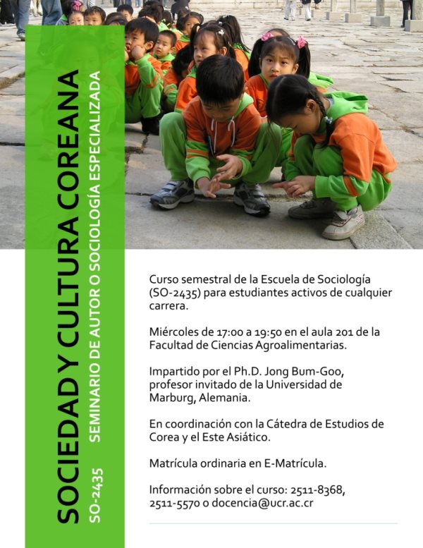 Curso regular de la Escuela de Sociología para estudiantesempadronados en todas las carreras. …