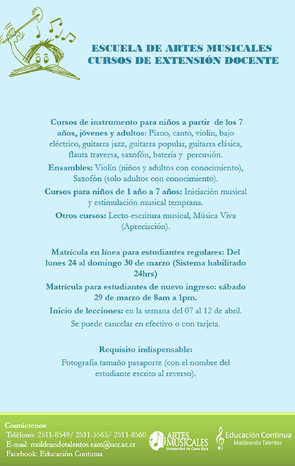 Cursos de instrumento para niños y niñas a partir de los7 años, jóvenes y adultos: Piano, …