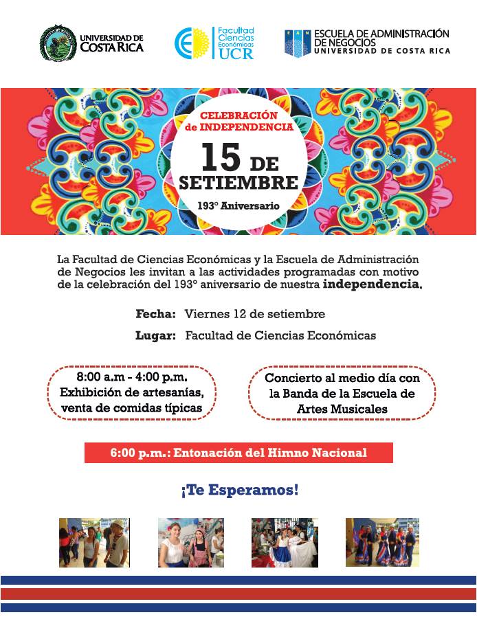  Exhibición de artesanías; venta de comidas típicas 12:00 m. concierto con la banda de la Escuela …