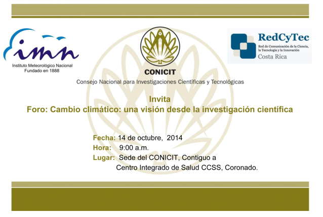  El Instituto de Investigaciones Agrícolas (IIA) le invita a participar del Foro. Por …