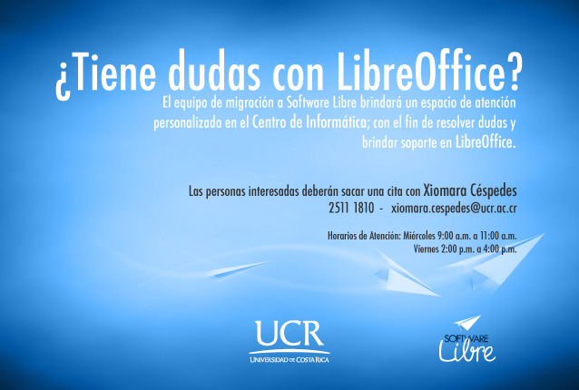  ¿Tiene dudas o problemas con su LibreOffice?  A partir del mes de Octubre de este año, el equipo …