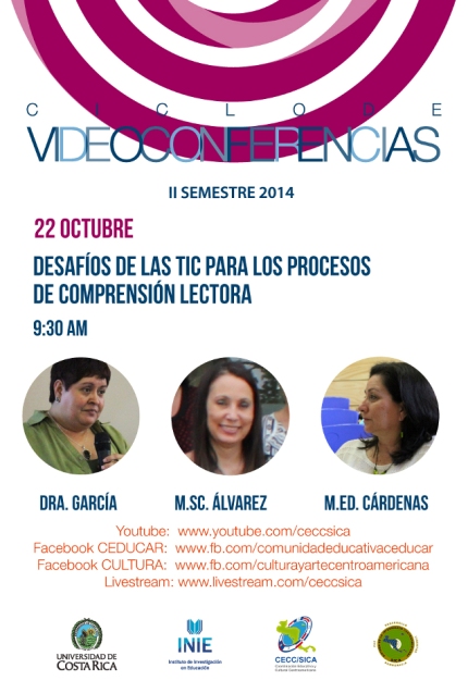  Esta videoconferencia se puede seguir por medio de: Facebook: …