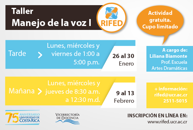  Dos horarios a elegir: del 26 al 30 de enero: lunes, miércoles, viernes, de 1:00 a 5:00 p. m. y …