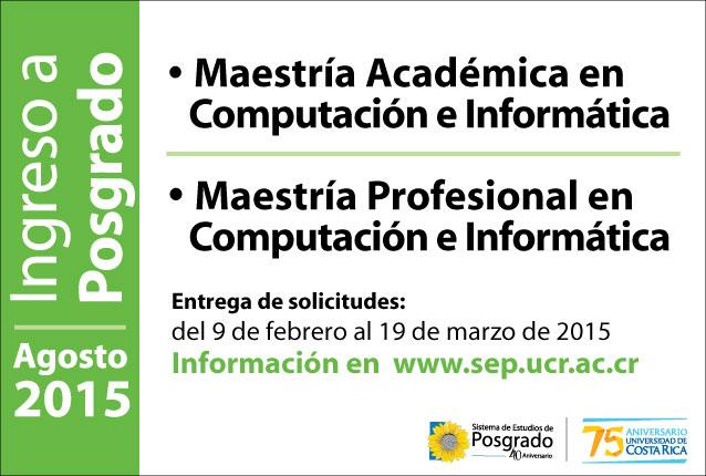  Programa de Posgrado en Computación e Informática  Maestría académica en Computación e …