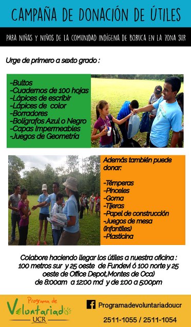   Facebook: Programadevoluntariadoucr 