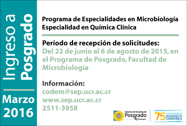  Ingreso a Posgrado Programa de Posgrado en Especialidades en Microbiología Especialidad en …